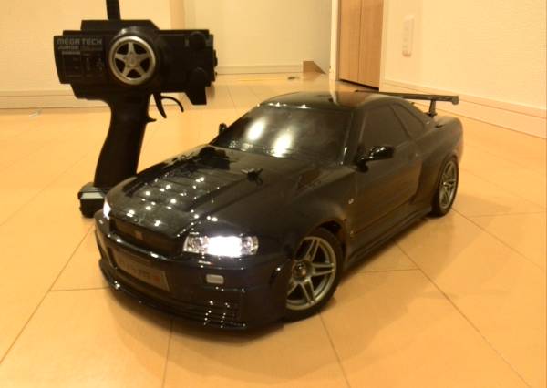 タミヤ TT-01 スカイライン GTR プロポ メカセット タミヤ TT01 R34