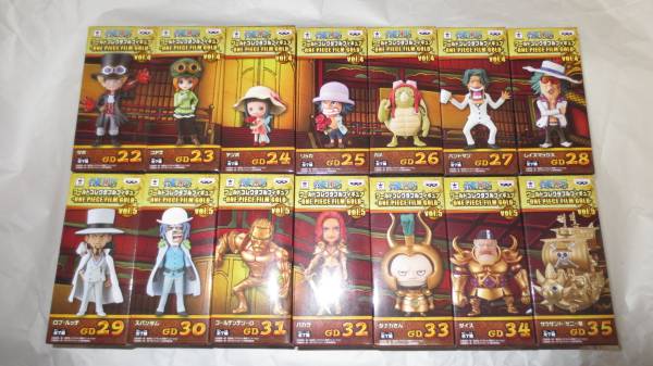 ワンピース ワールド コレクタブル フィギュア FILM GOLD Vol.4・5 全14種