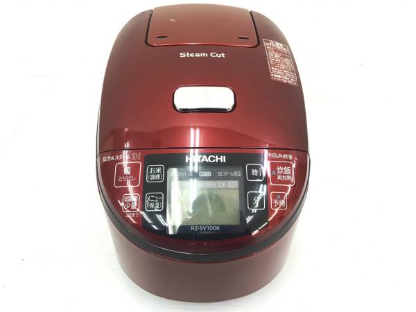 HITACHI 日立 RZ-SV100K 蒸気カット 極上炊き 圧力＆スチーム IH炊飯器