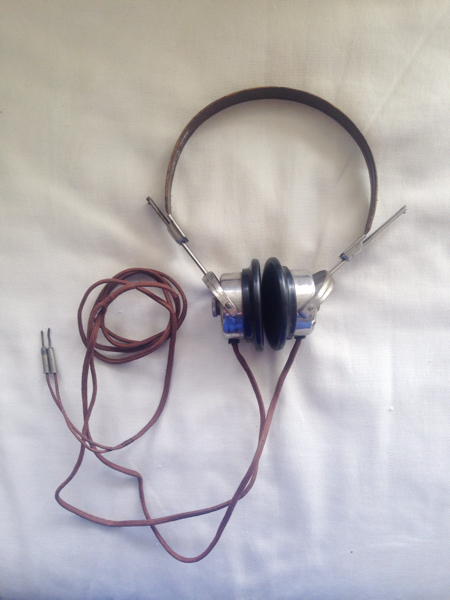 【美品】大日本帝国海軍 無線通信機器 ベッドホン