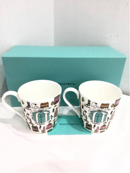 ティファニーTIFFANY&Co ペアマグカップ ５th アベニュー