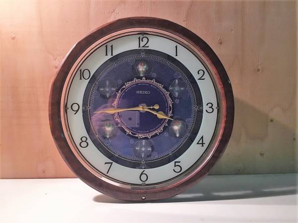 1)SEIKO ファンタジア FANTASIA からくり時計 掛時計 RE548B(アナログ