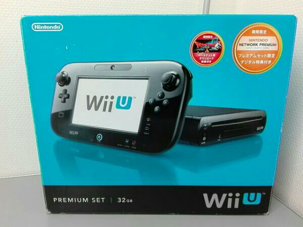 Wii U プレミアムセット(kuro)③　動作確認済み