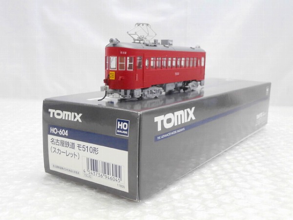 TOMIX HO-604 名古屋鉄道 モ510形 トミックス 中古 (スカーレット 訳有