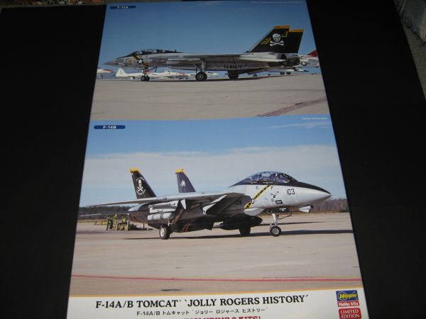 ハセガワ 1/72 F-14A/B トムキャット ジョリー・ロジャースヒストリー