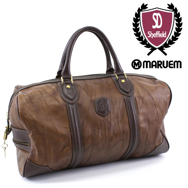 極美品 老舗ブランド 松崎鞄 MARUEMU マルエム製 Sheffield 