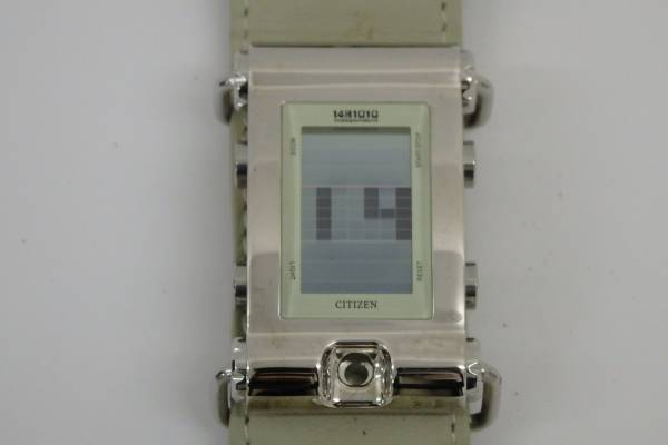 インディペンデント 0 希少CITIZEN デジアナ◇緑 レア◇美品◇C352