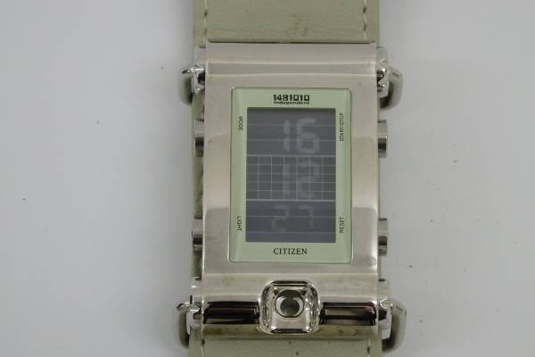 インディペンデント 0 希少CITIZEN デジアナ◇緑 レア◇美品◇C352