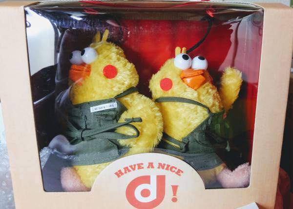 【未開封】 DOCOMO 当選品 300名限定 ABCクッキングスタジオ レア ポインコ兄弟 ぬいぐるみ ご案内状付き_2