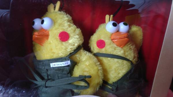 【未開封】 DOCOMO 当選品 300名限定 ABCクッキングスタジオ レア ポインコ兄弟 ぬいぐるみ ご案内状付き_3