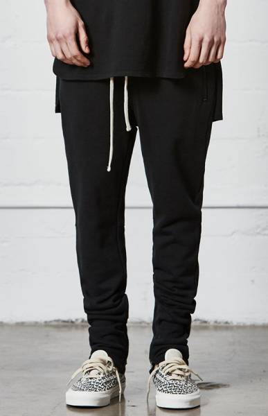FOG ESSENTIALS DRAWSTRING PANTS S BLACK スウェットパンツ ドローストリング SWEAT FEAR OF GOD PACSUN 黒 フォグ フィアオブゴッド