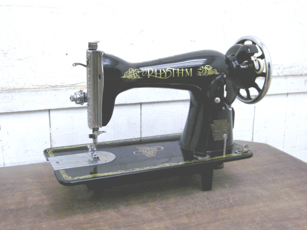 ■RHYTHM・ミシンヘッド■アンティーク・置物・インテリア■133949