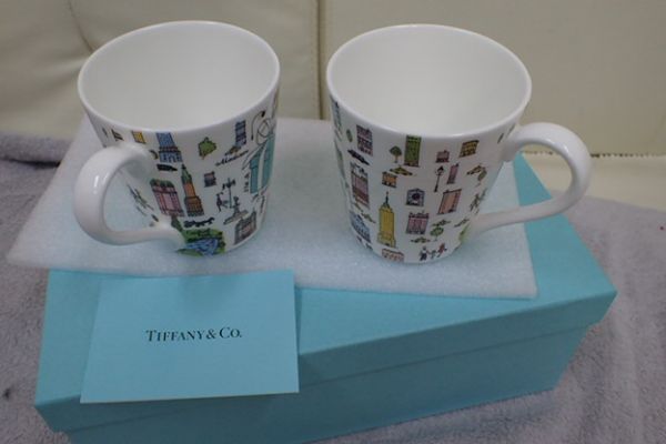 未使用品 ティファニー TIFFANY&Co. マグカップ ペア 税込