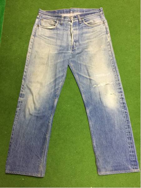 リーバイス 501 66 前期 W34 補修 ダメージあり