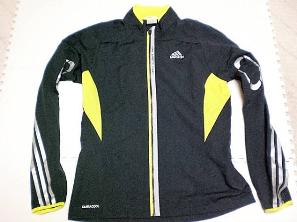 送料込 美品 アディダス アディゼロ ジャージ上 Mサイズ adidas adizero