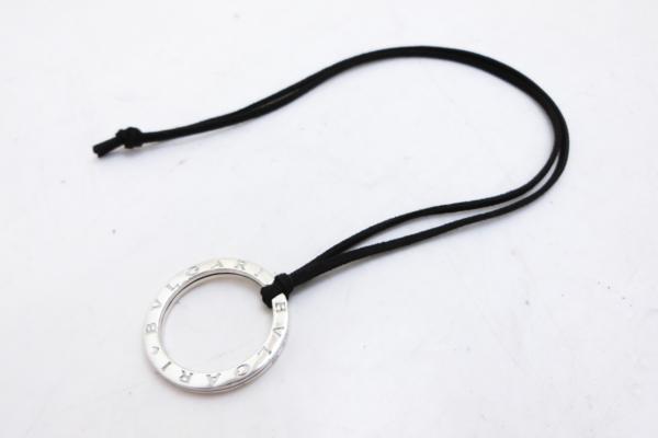 ◆Y6972 BVLGARI ブルガリ ビーゼロ シルバー 925 キーリング ネックレス 美品