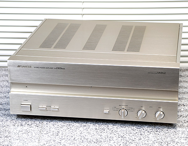 【8/1発送限定値下げ】 SANSUI B-2103MOS ステレオメインアンプ SANSUI B-2103 MOS VINTAGE MOS-FET パワーアンプ 【公式通販】
