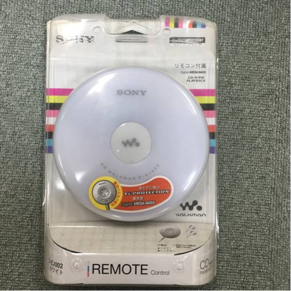 SONY ポータブルCDウォークマン D-EJ002 未使用 Sony D-EJ002 Portable