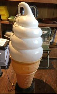 ソフトクリーム 看板のYahoo!オークション(旧ヤフオク!)の相場・価格を