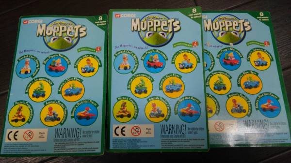 マペッツ　マペットショー　Corgi コーギー　ミニカー　ビンテージ　イギリス限定　アメトイ　3体