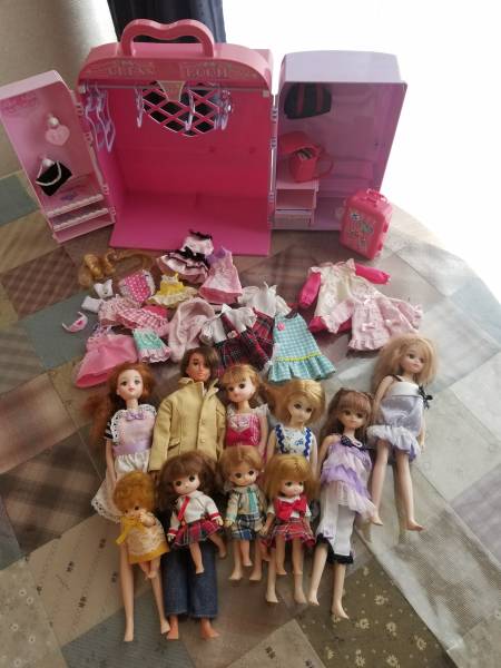 りかちゃん人形大集合&ドレッサーセット