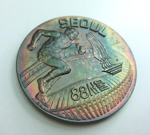 ソウルオリンピック公式参加記念メダル 1988年 3点セット 純金 純銀 銅