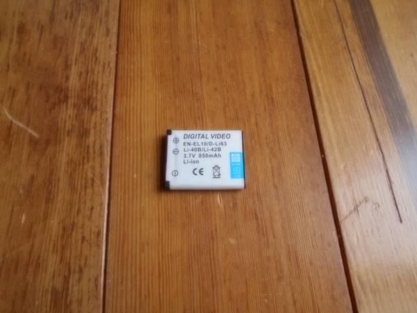 Li-ion バッテリー ◆ EN-EL10 ◆ 3.7V 850mAh ◆ 中古完動品 ◆_2