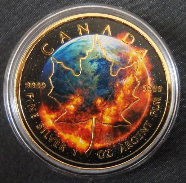 銀貨 メイプルリーフ カナダ メイプルリーフ ウルトラハイレリーフ 1