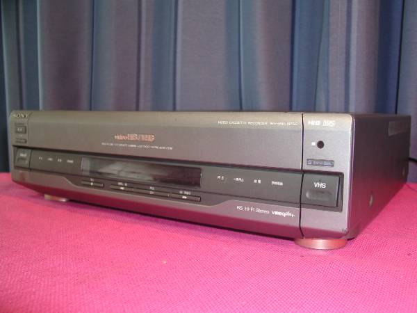 SONY WV-BW1 Hi8/VHS ビデオデッキ SONY WV-ST1 ビデオデッキ S-VHS W