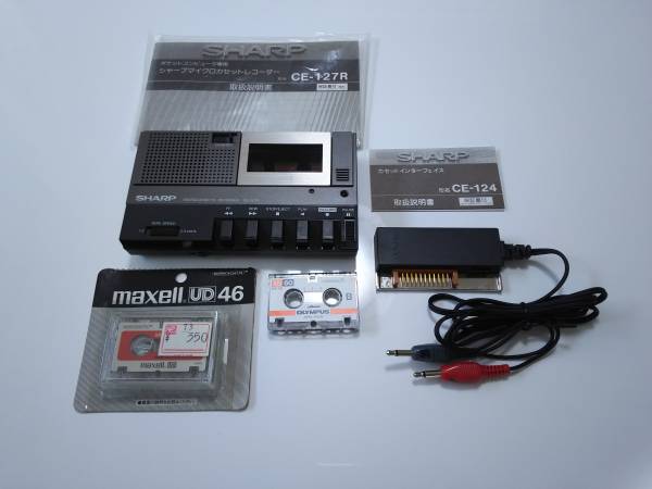 SHARP シャープ CE-127R マイクロカセットレコーダー SHARP マイクロ