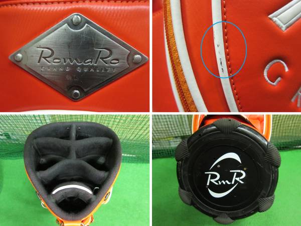 RomaRo キャディバッグ オレンジ バッグ 専用 RomaRoキャディバッグ メンズ