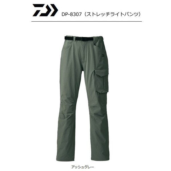 新品 DAIWA ダイワ DP-8307 ストレッチライトパンツ XL アッシュグレー 3058 P