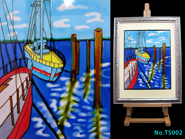 陶板画　TS002　入船_1