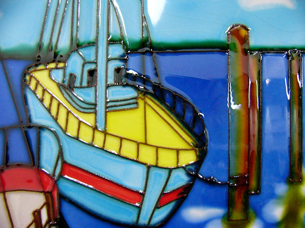 陶板画　TS002　入船_2