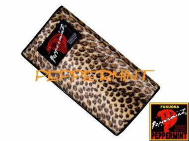 ●H-091東京ペパーミントTokyo Peppermint◇豹柄長財布◇箱入り