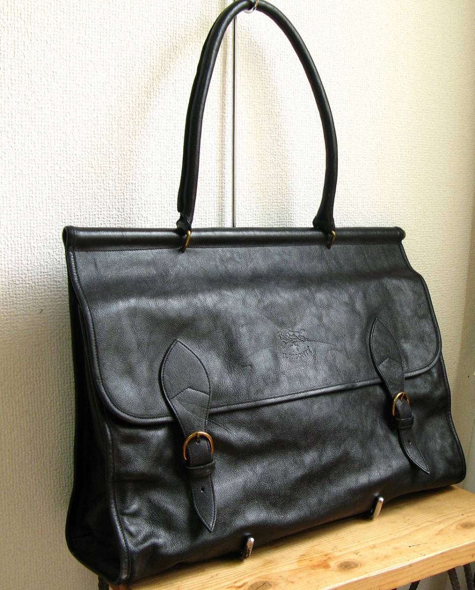 良品 高級 希少 イルビゾンテ IL BISONTE オールレザー ショルダー