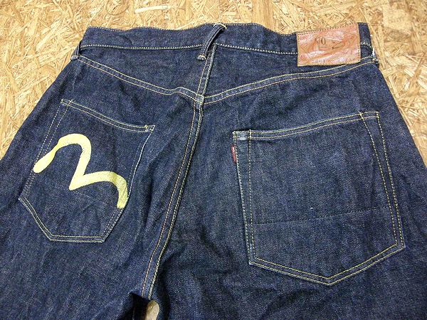 エヴィス□EVISU NO.2 2001 正規品ジーンズ W36 美USED EVISU NO.2 