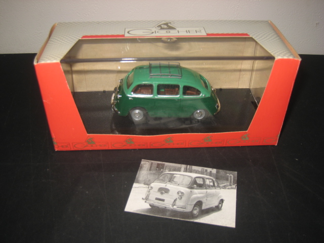 超希少ミニカー/美品】GIOCHER/ジオケール『FIAT600 Multipla