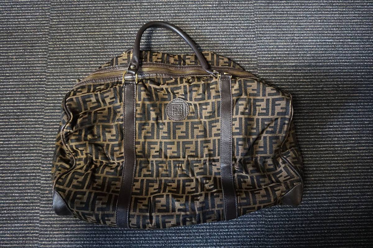 FENDI フェンディ ボストンバッグ ズッカ柄 ヴィンテージ KOHH
