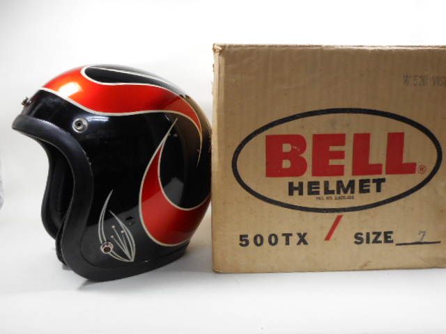 BELL 500TX 60s 0 1⁄8 M 500tx オールドペイント 目深加工済み Sシェル!