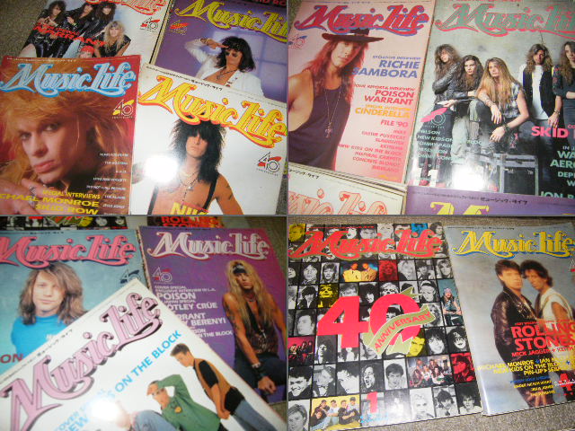 o品名o Music Lifeミュージック・ライフ1990年 1年分中10月号は抜け=11