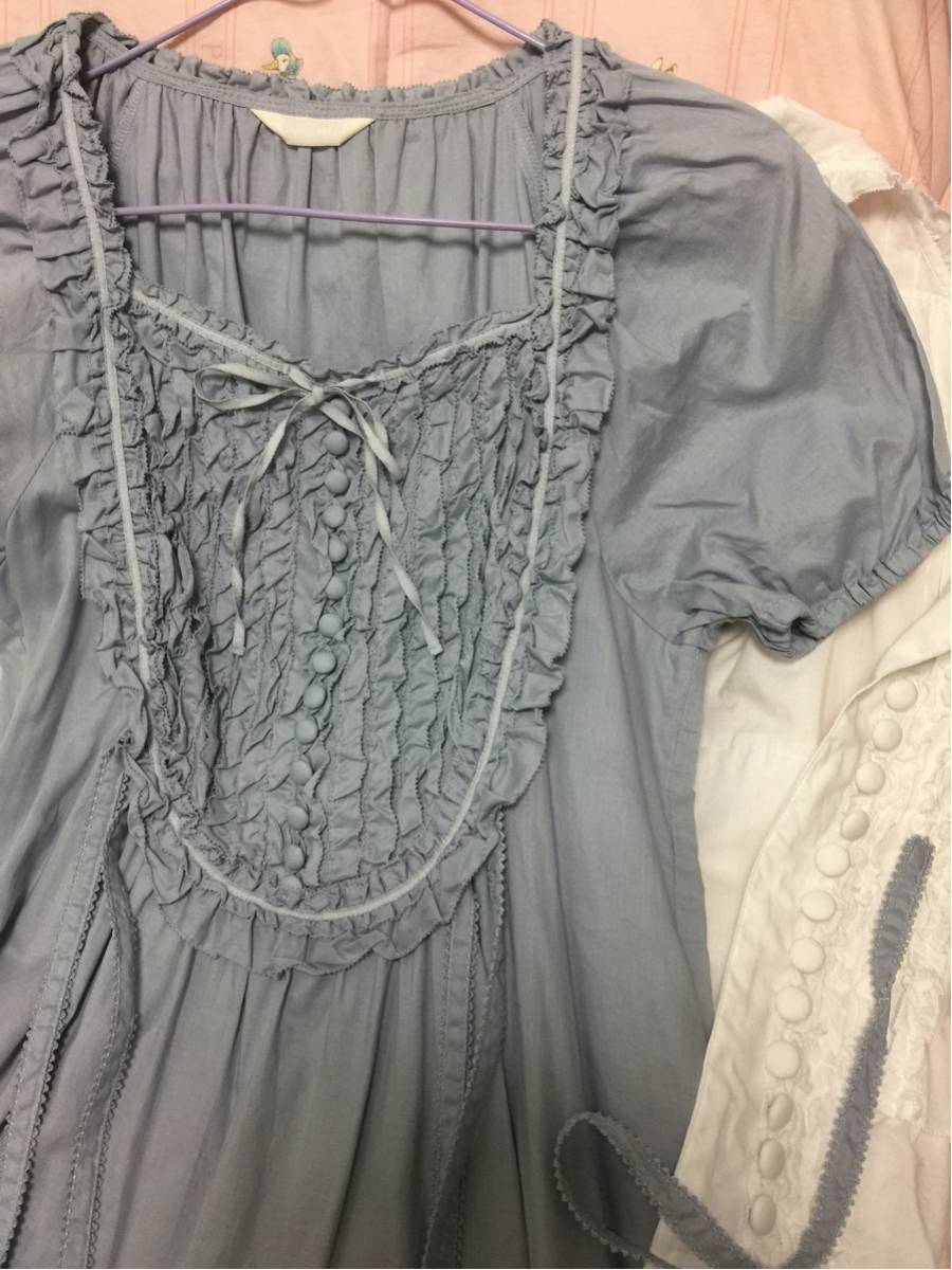 PINK HOUSE ピンクハウススモーキーブルーOP