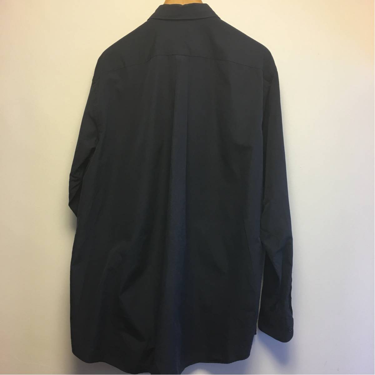 size3 comoli shirts navyコモリ シャツ ネイビー