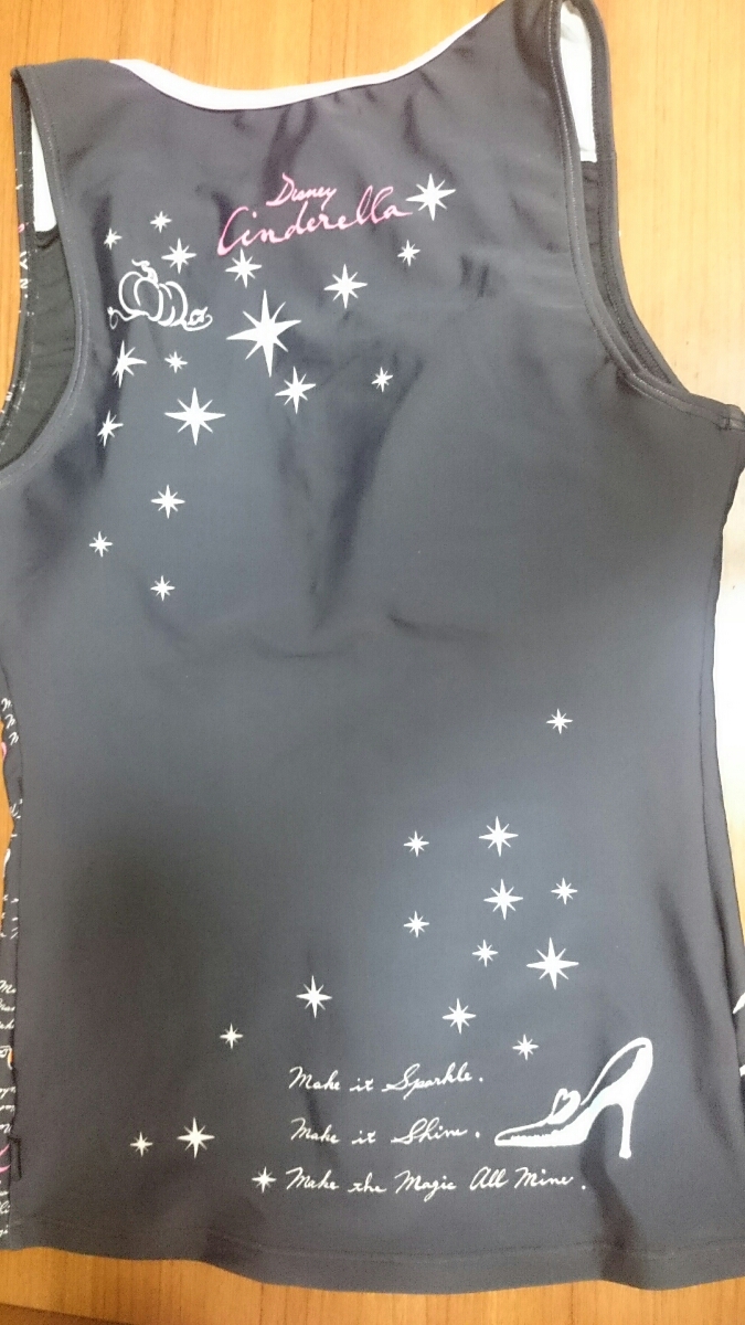 新品ミズノ送料無料ディスニー　シンデレラタンクトップ型水着（Ｍ）_2