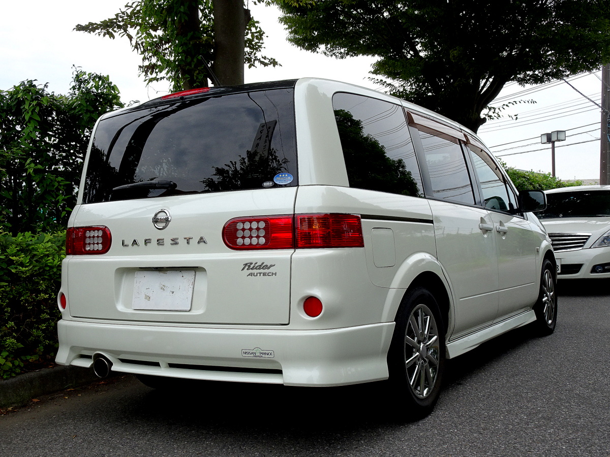 【必ず状態をご確認の上ご購入くださいませ】 ラフェスタ 特別仕様車 ライダー 車検30年1月23日まで ナビ フルセグ地
