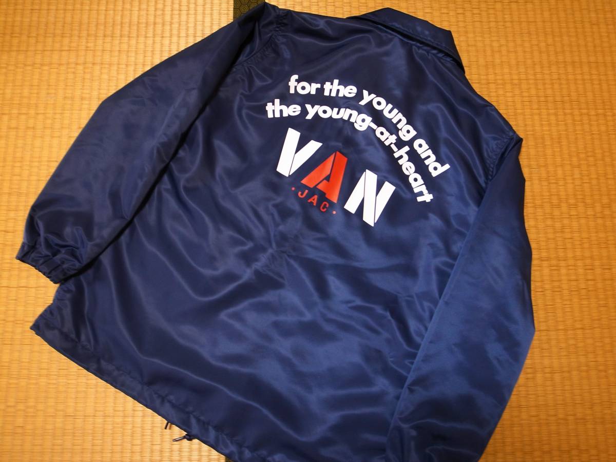 VAN JAC コーチジャケット アーチロゴ ナイロン 公式通販 2026年最新 