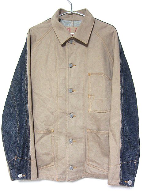 児島ジーンズ児島GENES KATSURAGIKOMBOデニムカバーオールL
