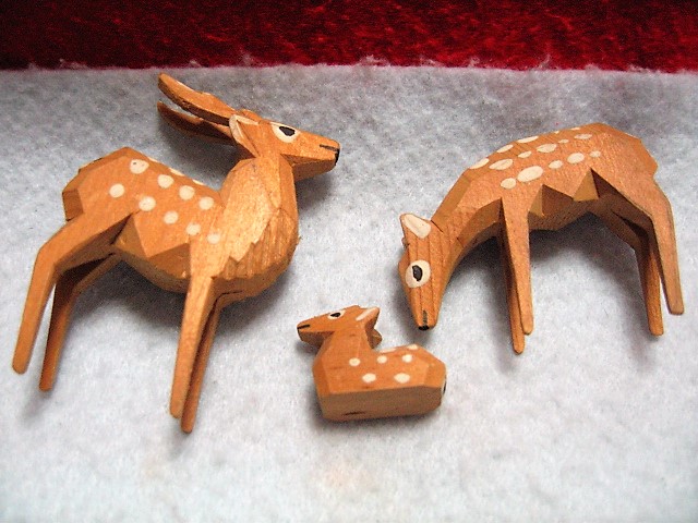 福 親子神鹿一刀彫 神しか シカ 奈良 郷土玩具 日本人形 売買されたオークション情報 Yahooの商品情報をアーカイブ公開 オークファン Aucfan Com