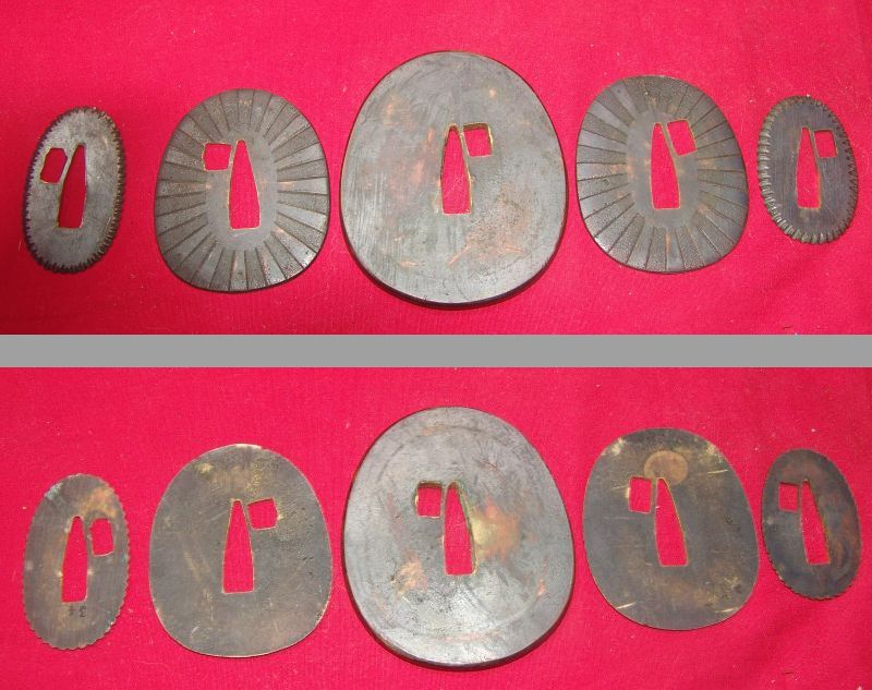 海軍軍刀の鍔＆セッパ　ＮＯ２５