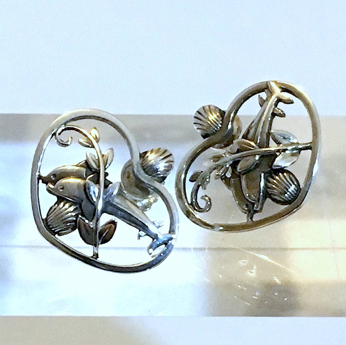 希少品・美品】GEORG JENSEN ジョージ ジェンセン イヤリング(イヤー 
